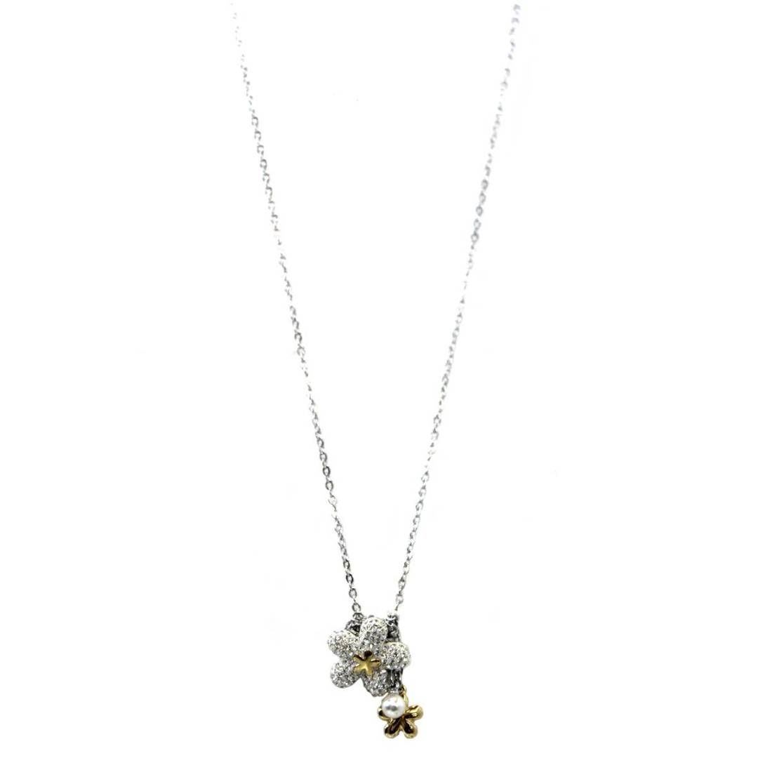 【極美品】スワロフスキー　TOUGH FLOWER ネックレス SWAROVSKI - スワロフスキー TOUGH FLOWERネックレスの通販 by
