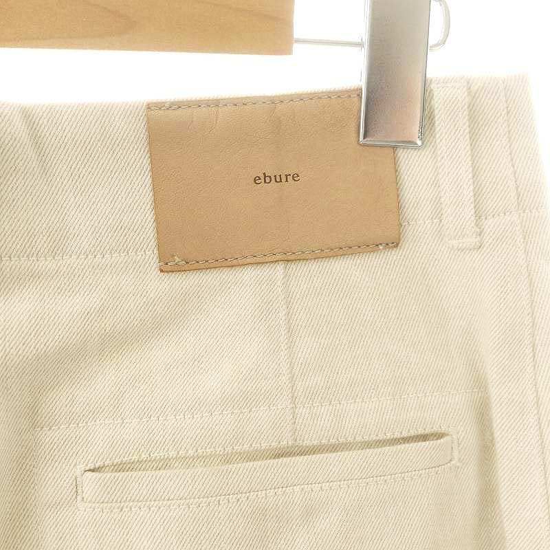 エブール ebure 23SS センタープレス ワイド デニムパンツ 38 エブール ebure 23SS センタープレス ワイド デニムパンツ 38