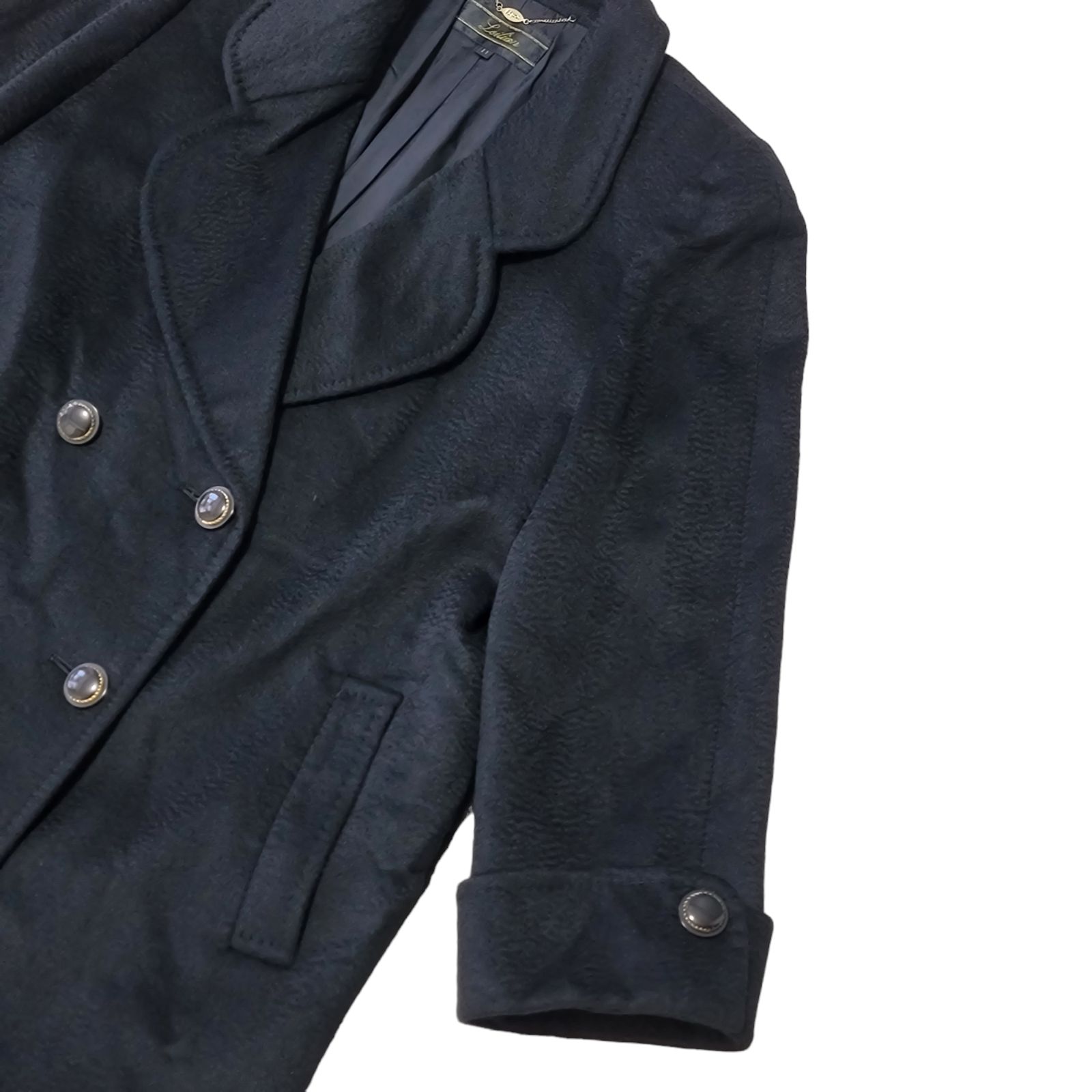 カシミア100%】レリアン Leilian ロングコート 11号 チェスター