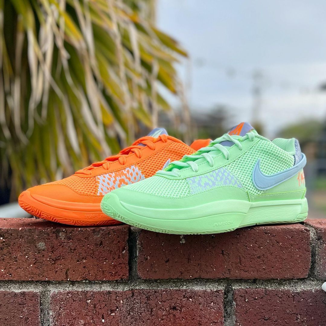 NIKE JA 1 'MISMATCHED' ナイキ ジャ 1 ジャ モラント 【MEN'S】 bright mandarin/vapor  green-multi-clor FV1288-800