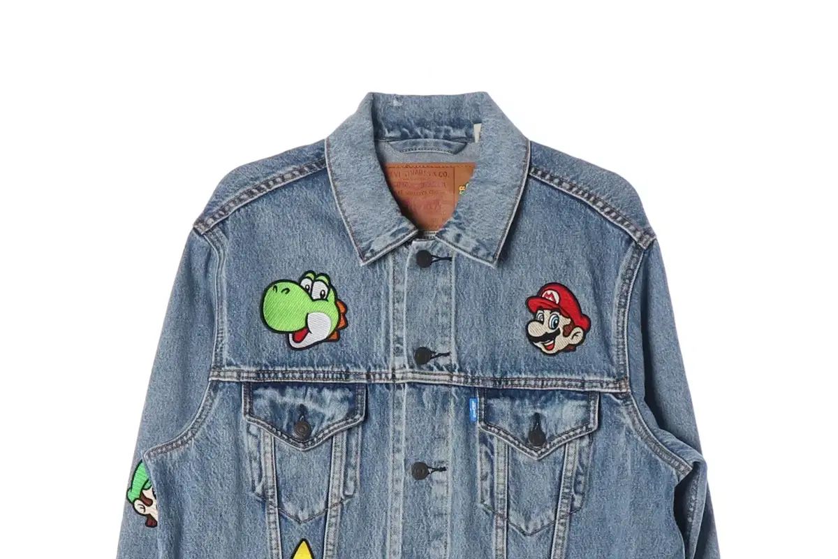 Levi's リーバイス スーパーマリオコラボ デニムジャケット サイズS タグ Levi's リーバイス スーパーマリオコラボ デニムジャケット