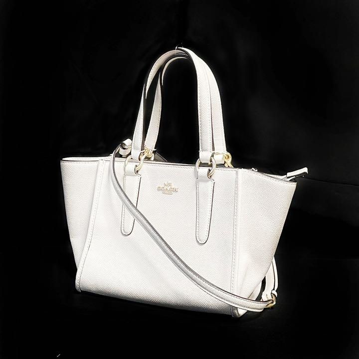 COACH コーチ 2WAYバッグ クロスグレーン クロスビー レザー 良品 
