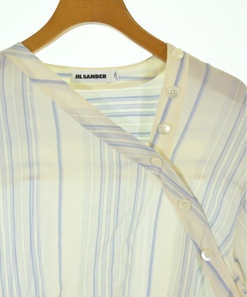 JIL SANDER - JIL SANDER ブラウス 32(XXS位) マスタード系x黒系