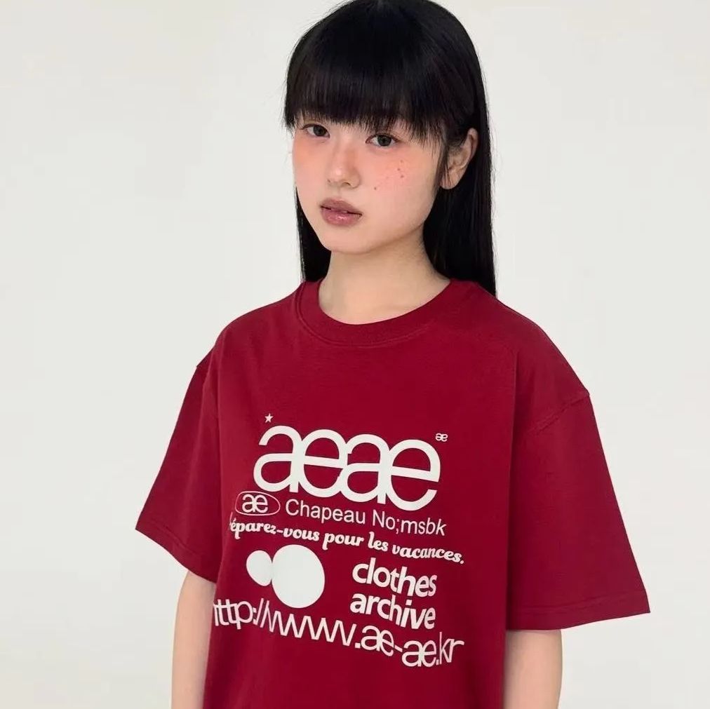 AEAE エーイーエーイー WEB LOGO T-SHIRTS 人気 Tシャツ Y2K