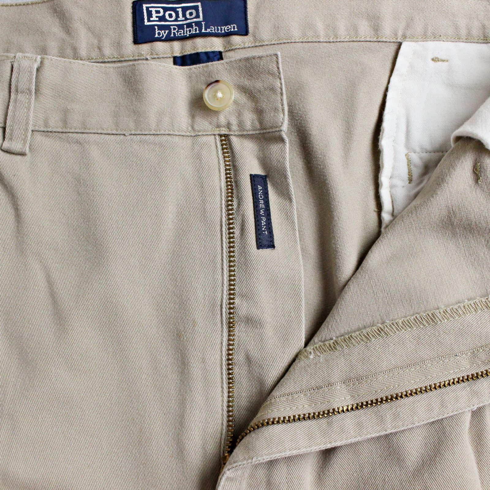 Ralph Lauren】90s ポロチノ ANDREW PANT ツータック W38