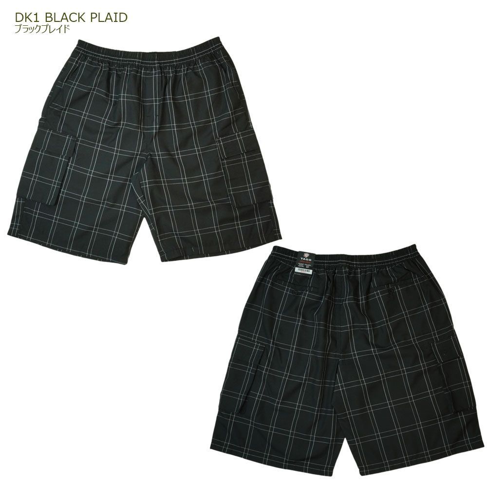 新品 メンズ ショーツ YAGO ヤゴ CHECK SHORTS チェックショーツ