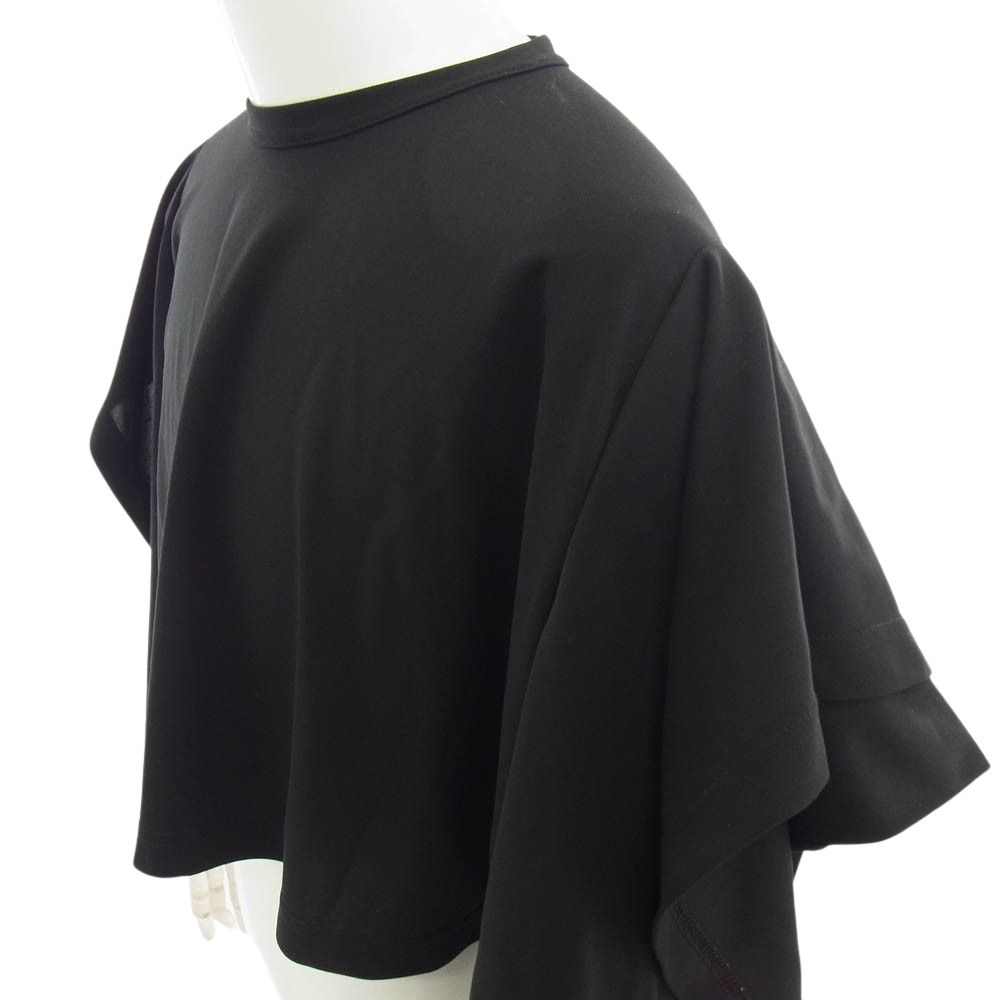 COMME des GARCONS コムデギャルソン 24SS GL-T016 本ライン 24SS GL-T016 クロップド ワイド ブラウス ブラック系 S【中古】 COMME des GARCONS コムデギャルソン 24SS GL-T016 本ライン