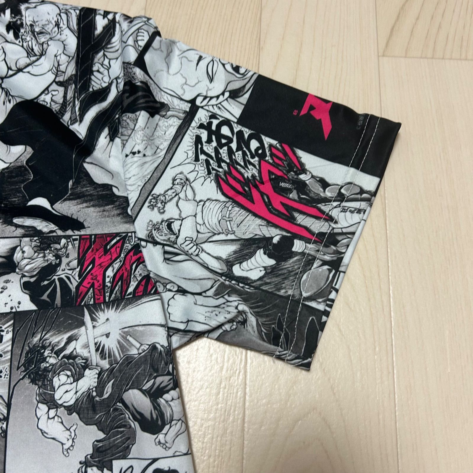 バキ 刃牙 決め技tシャツ 連載30周年記念 地上最強刃牙展ッ！ L