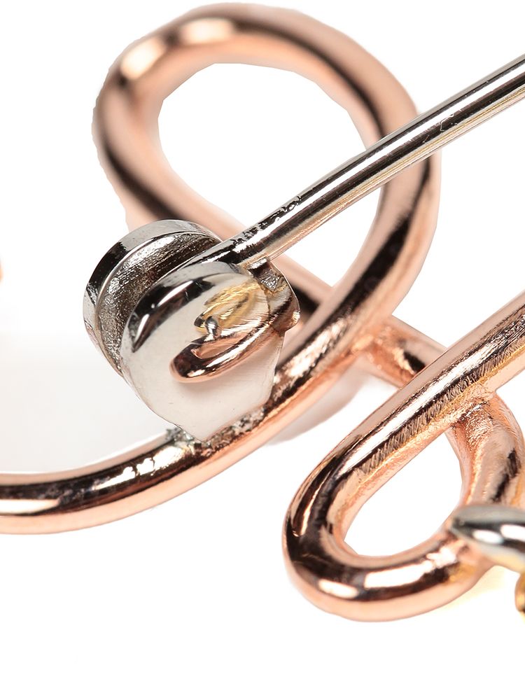 ロエベ　アナグラムブローチ　メタル ロエベ】アナグラム ブローチ（メタル） (LOEWE/ブローチ・コサージュ