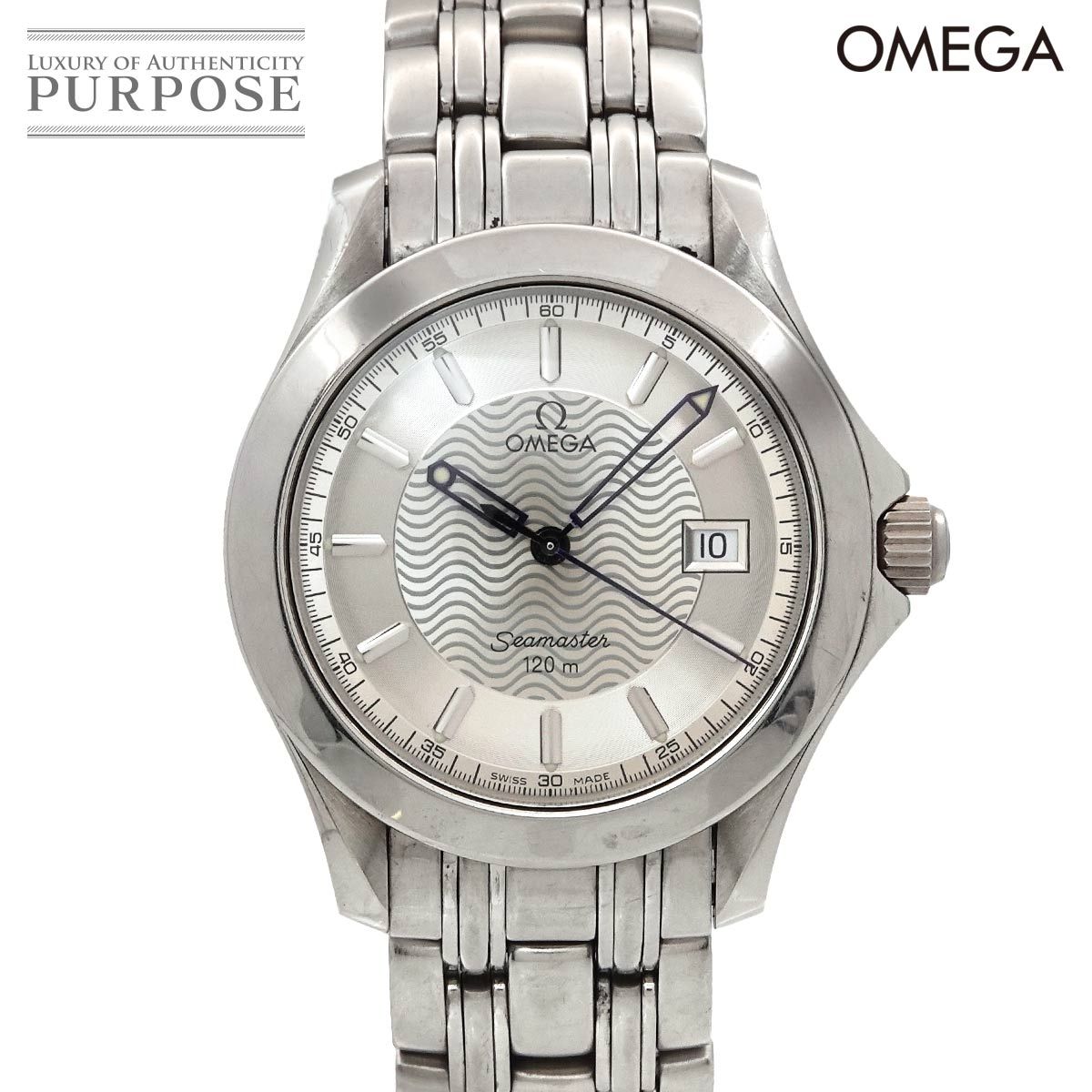 オメガ OMEGA シーマスター120 2511 31 メンズ 腕時計 デイト シルバー クォーツ ウォッチ Seamaster 90294133