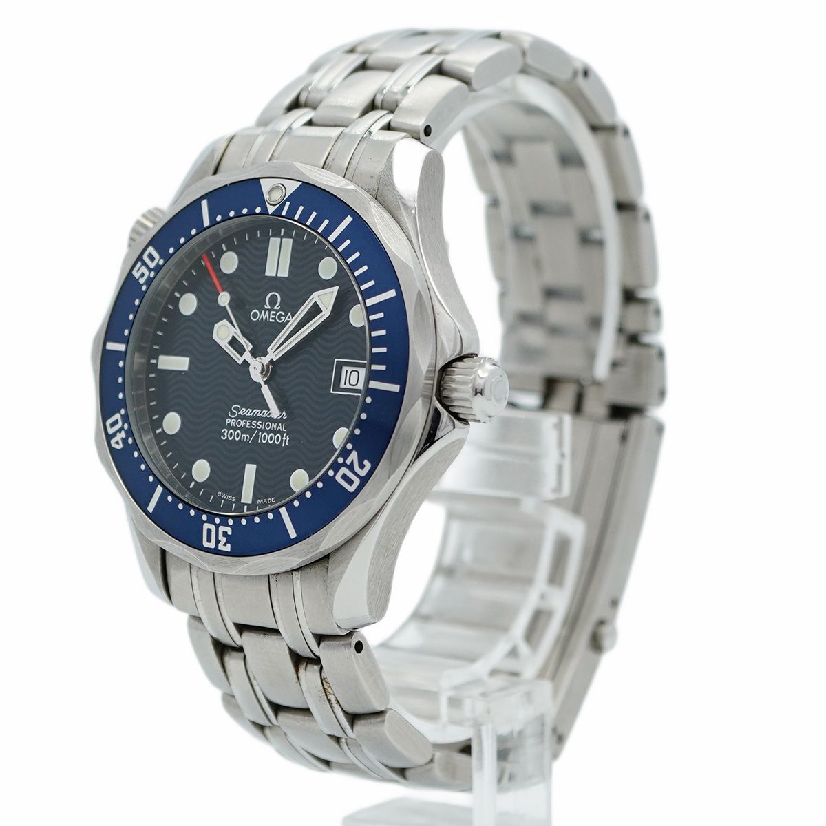 5wwm0207 オメガ シーマスター 2561.80 ネイビー文字盤 腕時計 メンズ