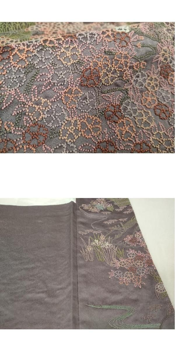 平和屋本店□極上 中国三大刺繍 スワトウ刺繍 汕頭刺繍 総刺繍 訪問着