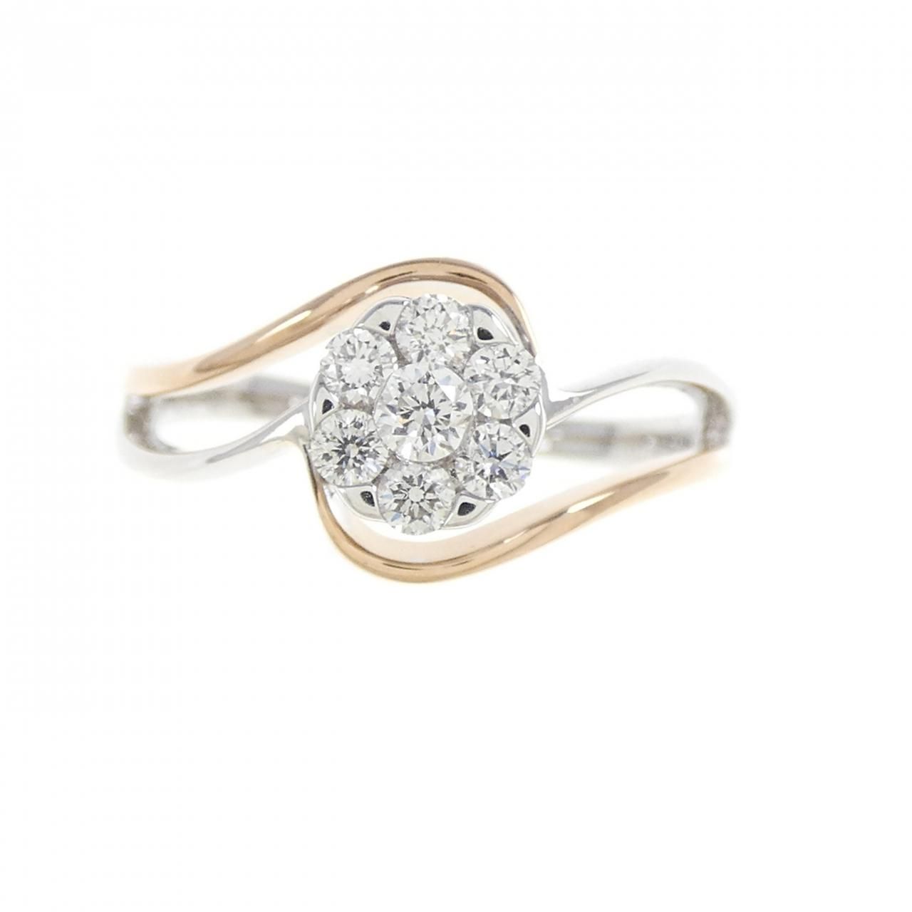 k18ダイヤリング 指輪 WG（ホワイトゴールド） 11号