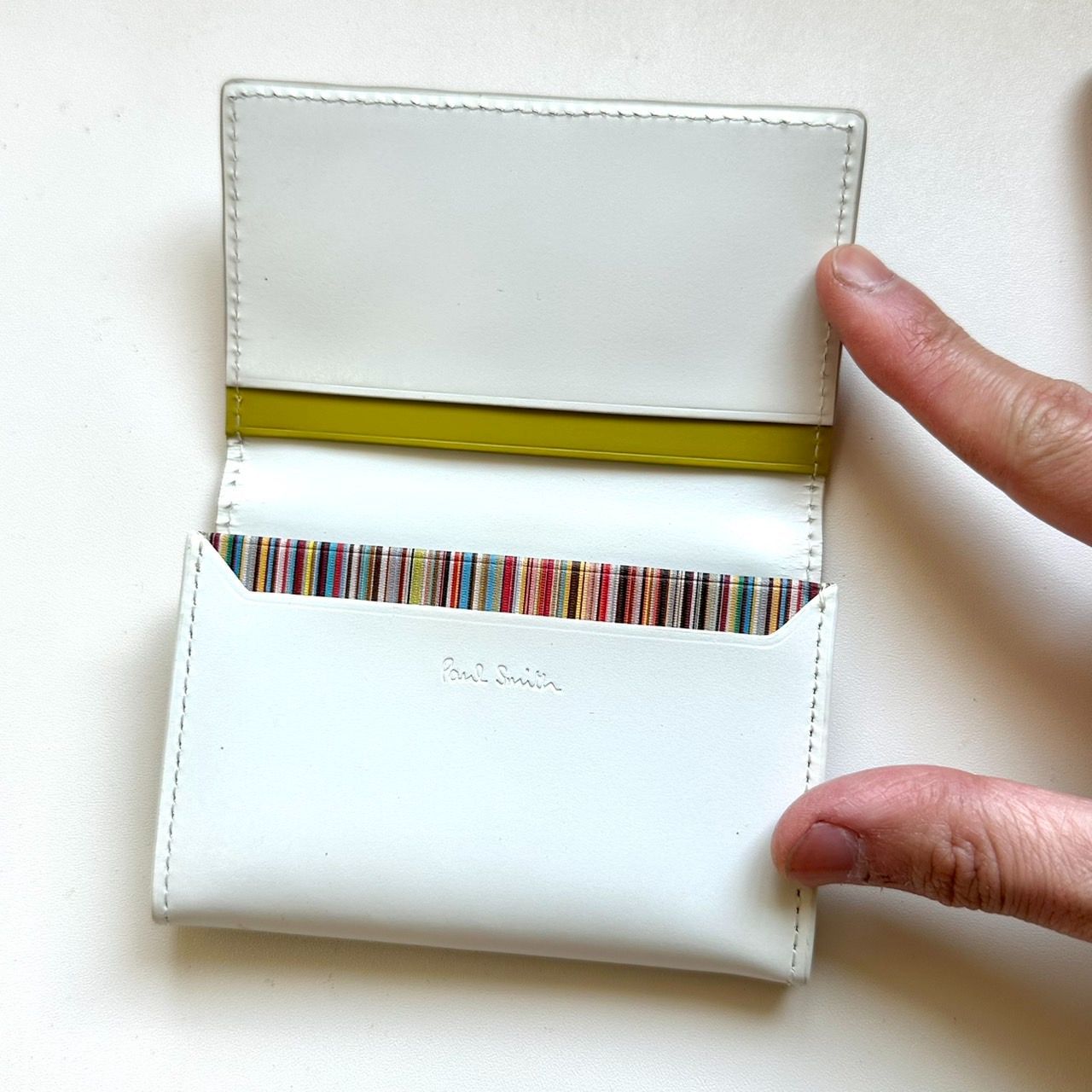 ポールスミス Paul Smith 名刺入れ レディース ホワイト系
