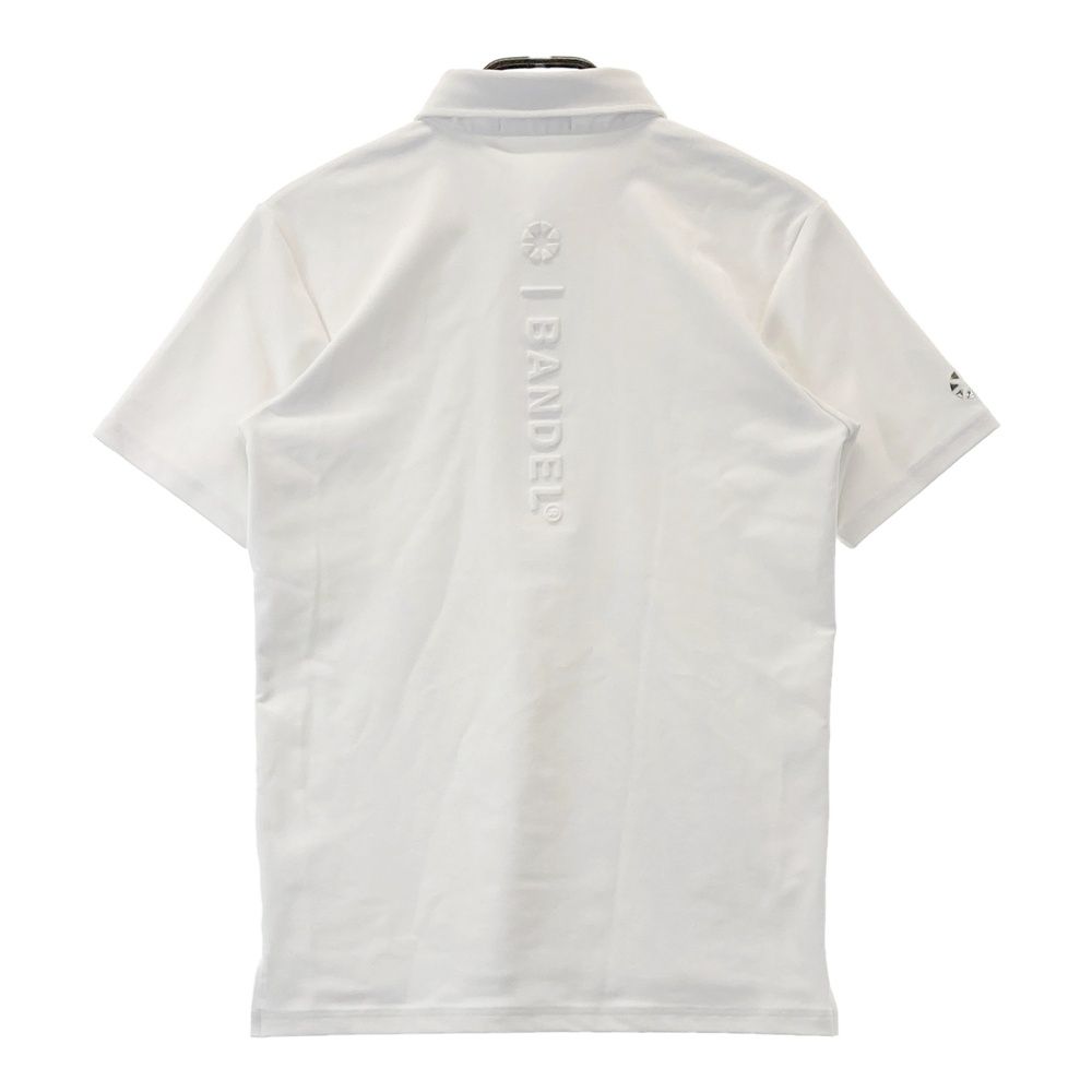 サイズ M BANDEL バンデル モデル 半袖ポロシャツ ホワイト系 240101532197 ゴルフウェア メンズ ストスト