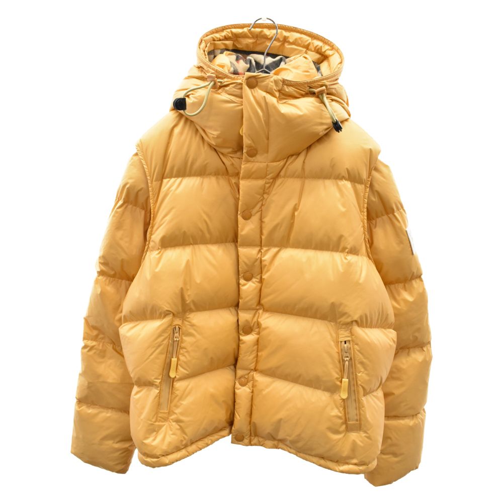 BURBERRY (バーバリー) detachable sleeve hooded puffer jacket デ 