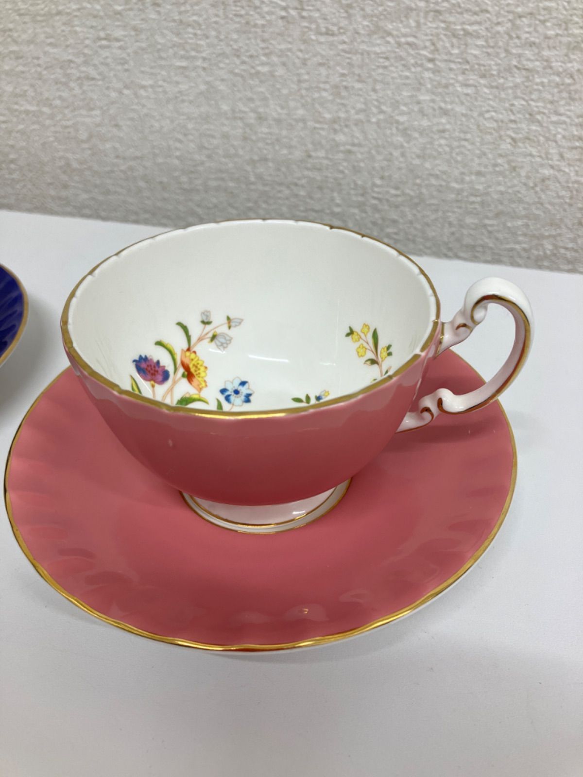 AYNSLEY エインズレイ ティーカップ & ソーサー セット イギリス