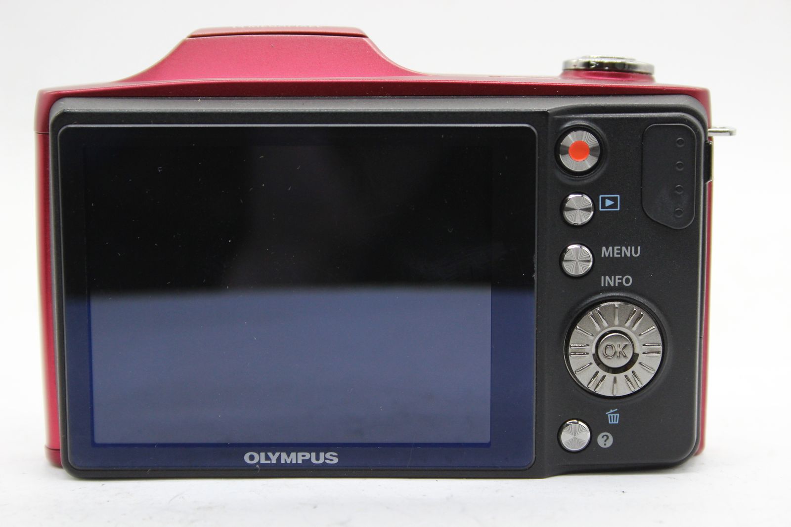 【完動品/返品保証】OLYMPUS・SZ-14・デジタルカメラ・動作確認済み 美品 返品保証】 オリンパス Olympus SZ-14 レッド 24x Wide
