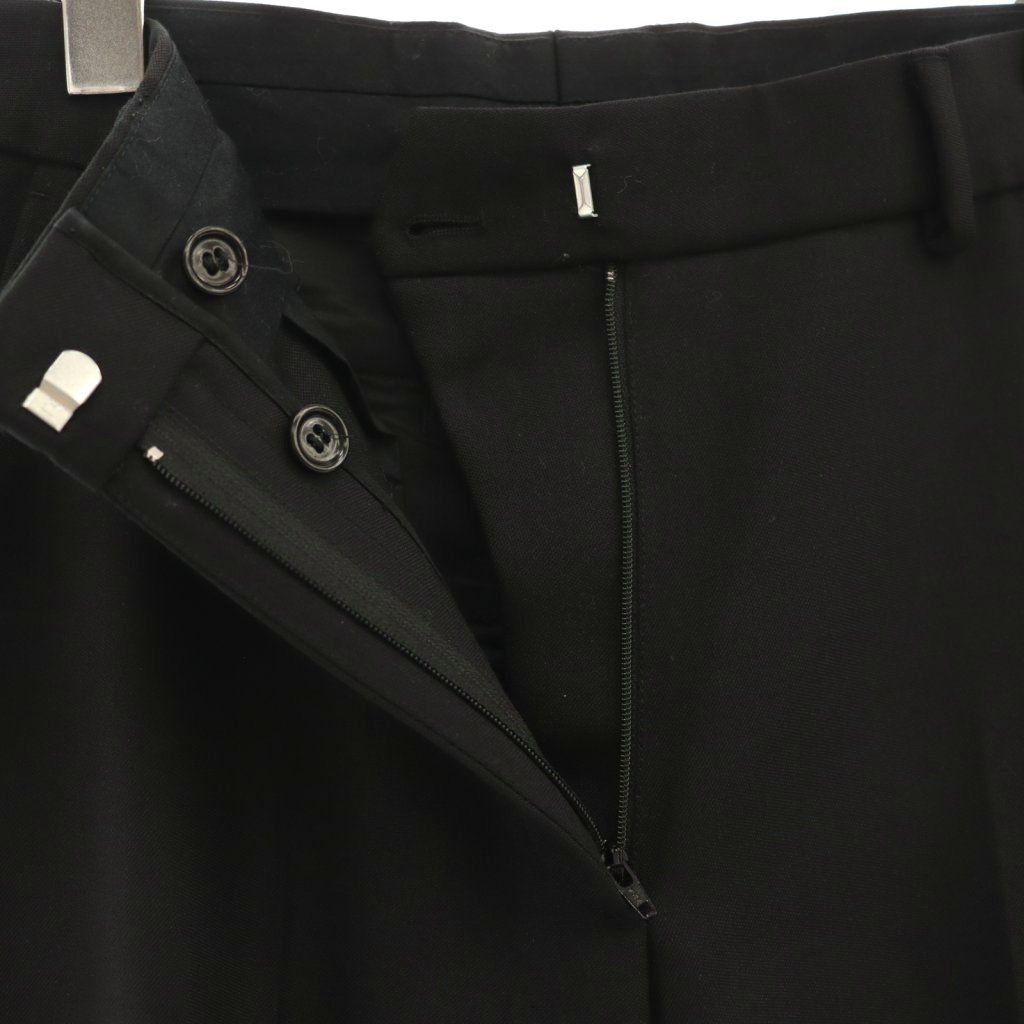 ドリスヴァンノッテン DRIES VAN NOTEN ロールアップワイドスラックスパンツ 34 ブラック ES OS SH DECORATOM_COM_BR