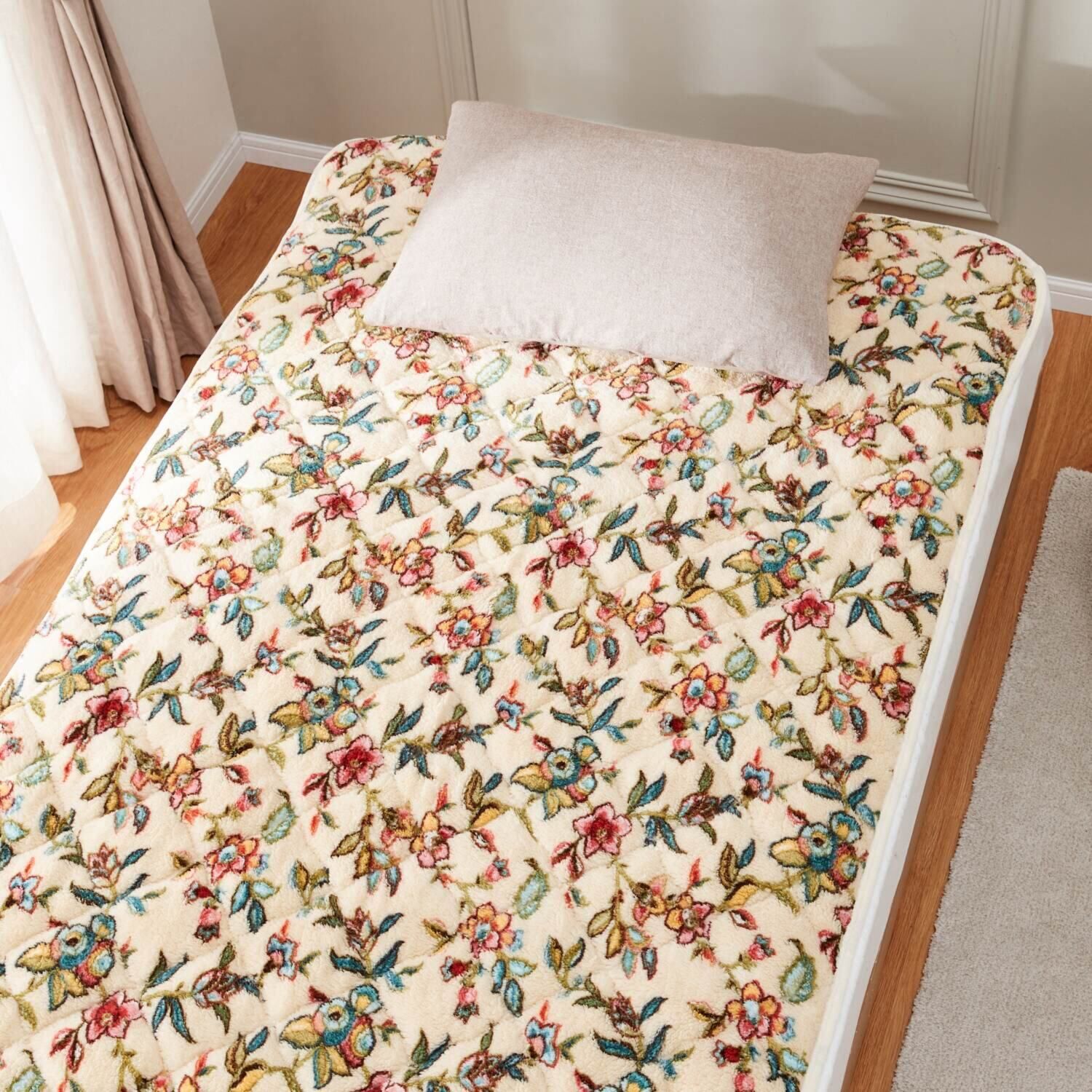 大津毛織 吸湿発熱ホットテックス ボリューム掛け毛布＆ ボリューム敷