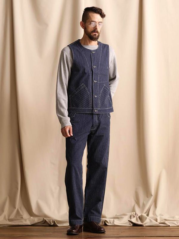 Schott ヒッコリーデニム 36inch インディゴ ショット Schott