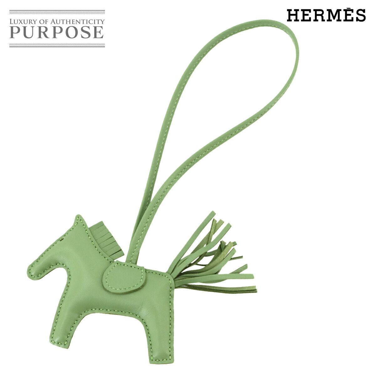 【新品未使用】正規品 エルメス ロデオチャームPM  U刻印 ヴェールクリケット HERMES 【新品未使用】エルメス ロデオ ペガサス PM ゴールド