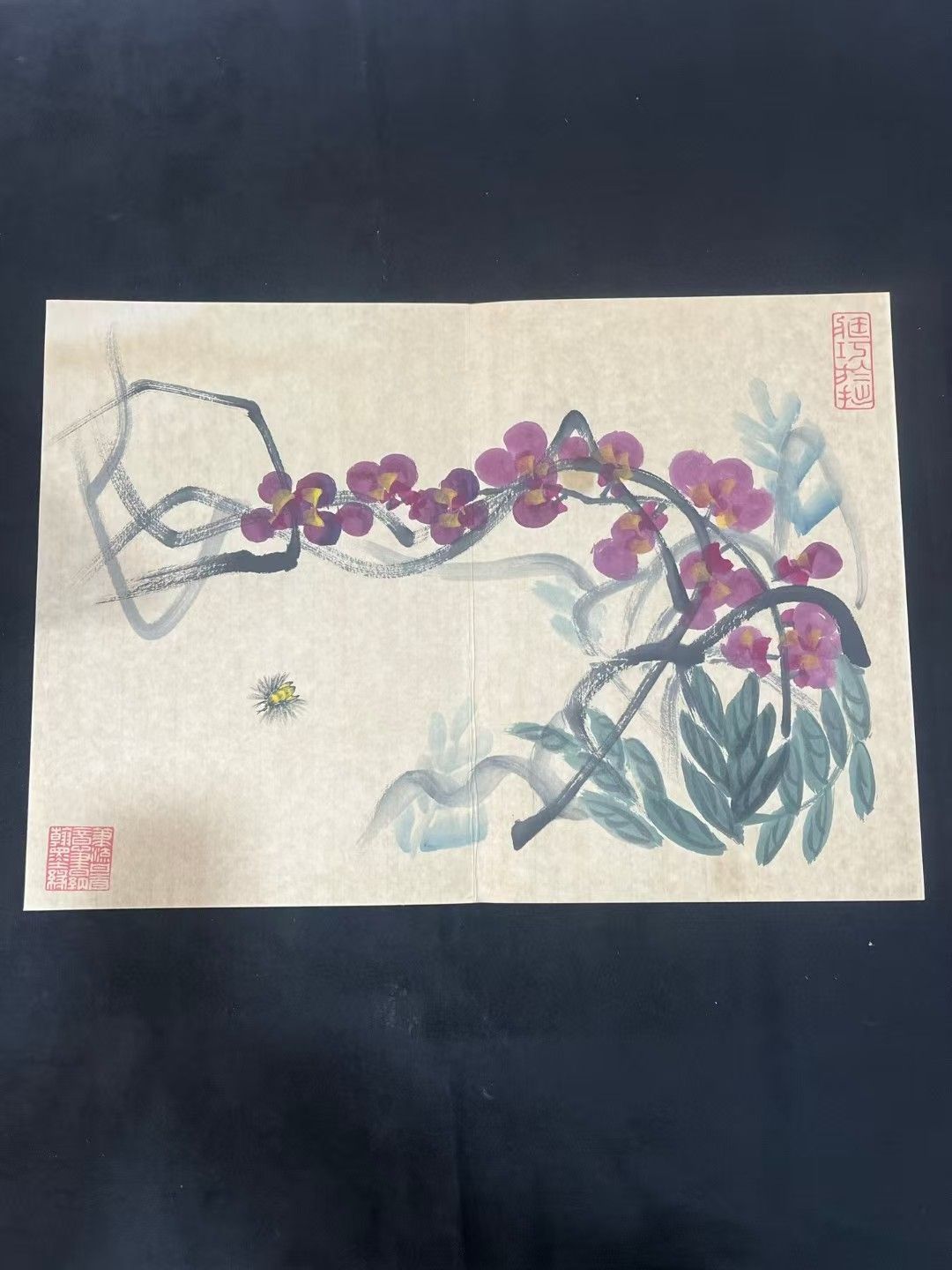 齊白石（齐白石）画12干支切手