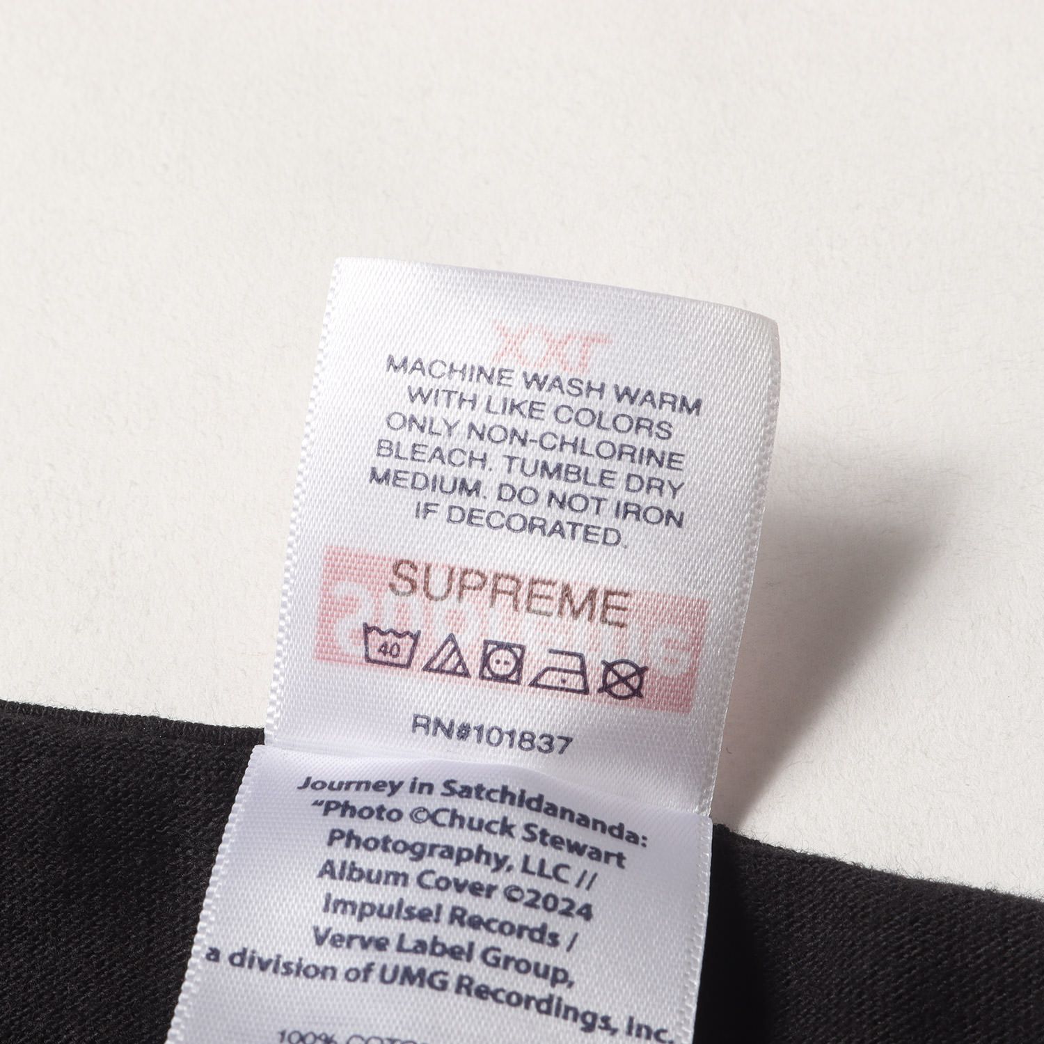 美品】Supreme シュプリーム Tシャツ ブラック 黒 サイズ:XXL | 24SS  