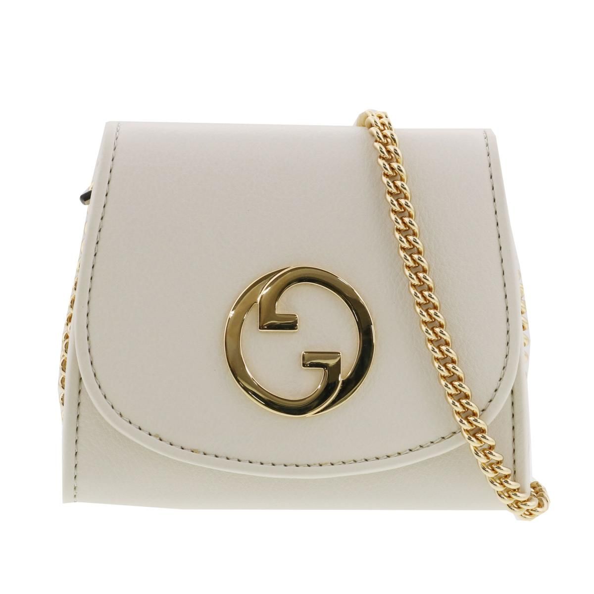 ♠ 上品 GUCCI グッチ ﾌﾞﾛﾝﾃﾞｨ ﾐﾃﾞｨｱﾑ ﾁｪｰﾝｳｫﾚｯﾄ 財布 チェーン|ショルダーウォレット ﾌﾞﾛﾝﾃﾞｨ ﾐﾃﾞｨｱﾑ ﾁｪｰﾝｳｫﾚｯﾄ Beige 725219 unused S