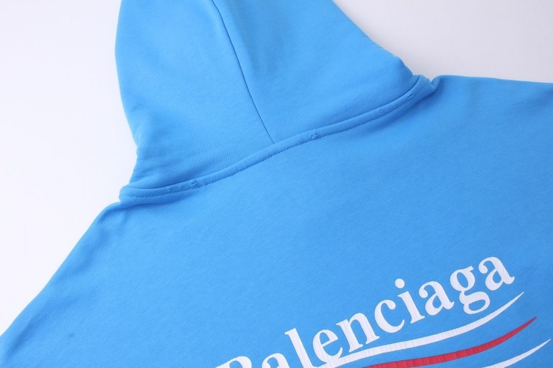 BALENCIAGA POLITICAL CAMPAIGN ロゴプリントフーディ