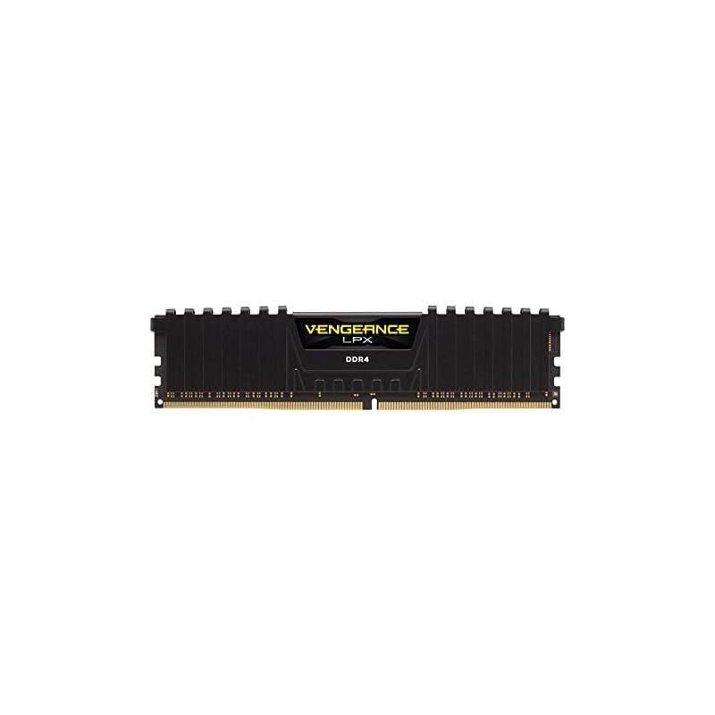 CORSAIR DDR4 デスクトップPC用 メモリモジュール VENGEANCE LPX Series ブラック16GB×1枚キット CMK16GX4M1A2666C16
