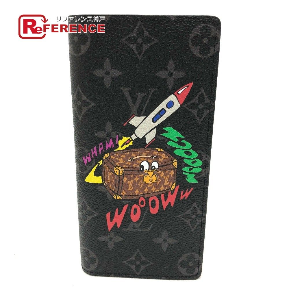 ルイヴィトン サイフ 長財布 モノグラムエクリプスキャンバス ブラック