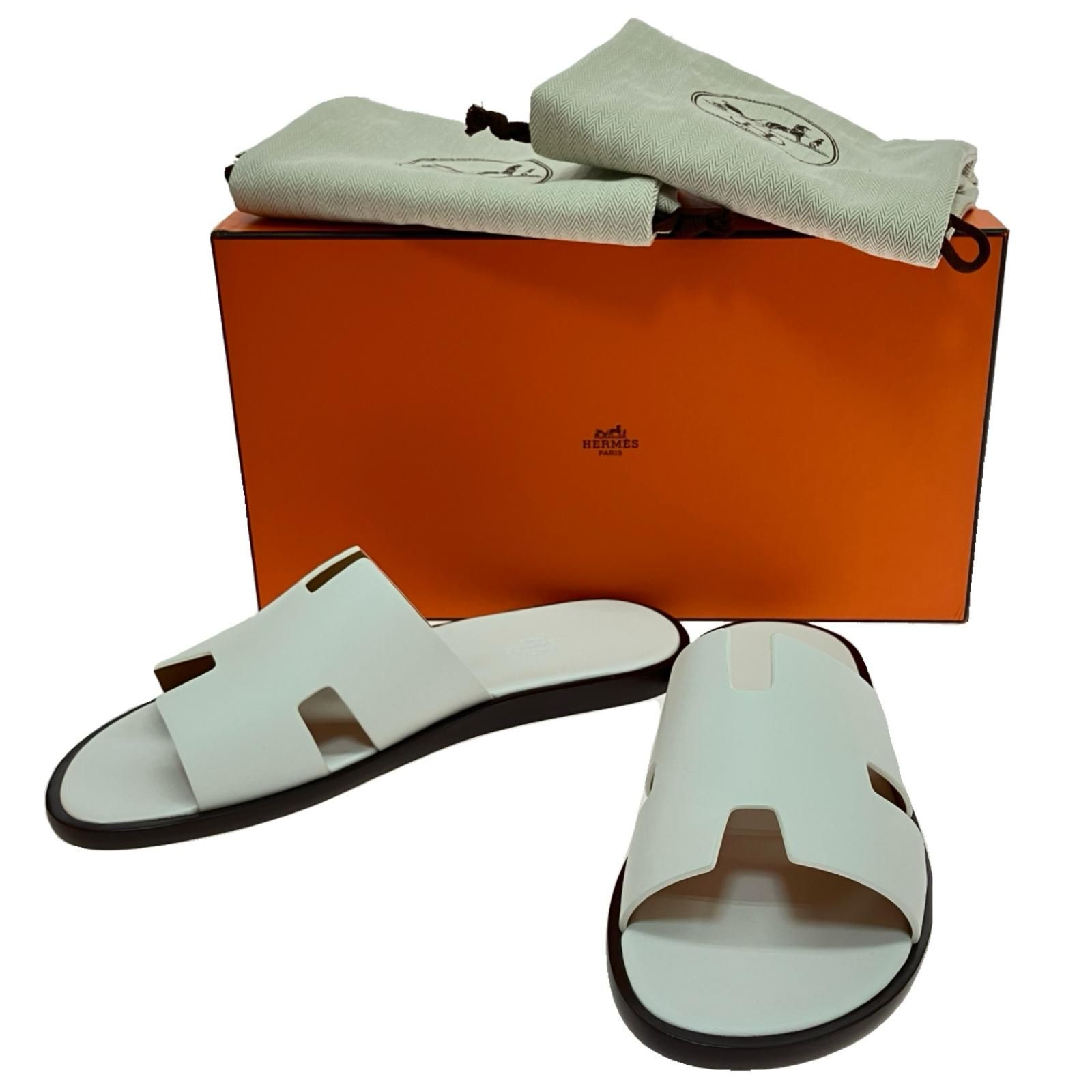 HERMES （エルメス）イズミール41 HERMES - 美品 エルメス HERMES サンダル イズミール ホース柄