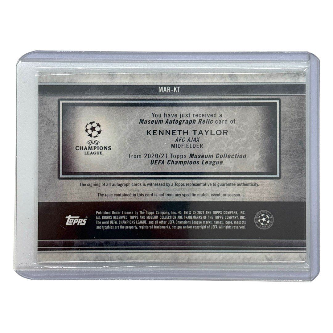 TOPPS サッカーカード MUSEUM COLLECTION KENNETH TAYLOR AJAX 46/75 #MAR-KT 送料無料 中古 IT1 TOPPS サッカーカード MUSEUM COLLECTION KENNETH TAYLOR AJAX
