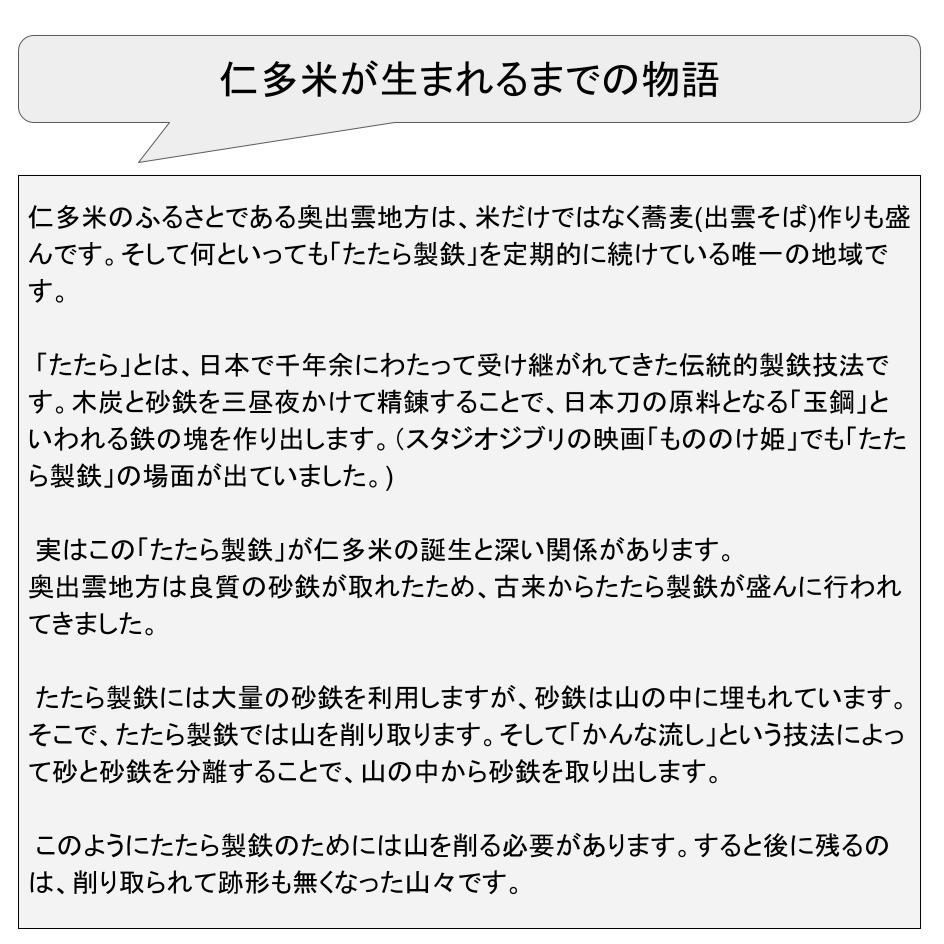 令和5年新米】仁多米(5kg) - 奥出雲のじいさんショップ - メルカリ