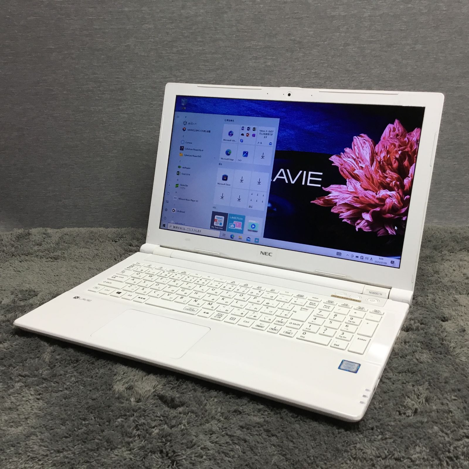 Windowsノート本体 NEC Lavie NS600/G i7-7500U windows11 Windows11 Webカメラ NEC LaVie Note Standard NS700/AAR 15.6