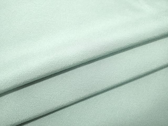 平和屋着物●本草木染作家 瑞寶 色無地 秘色色 ロング丈 正絹 DAAT1367tw