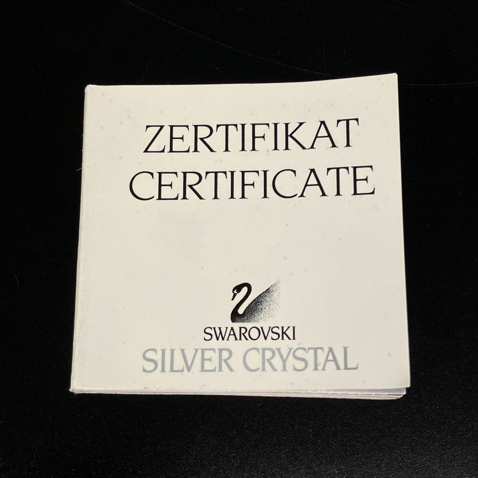 SWAROVSKI スワロフスキー 鳥の巣 親子 置物 オブジェ 箱付き D-5557