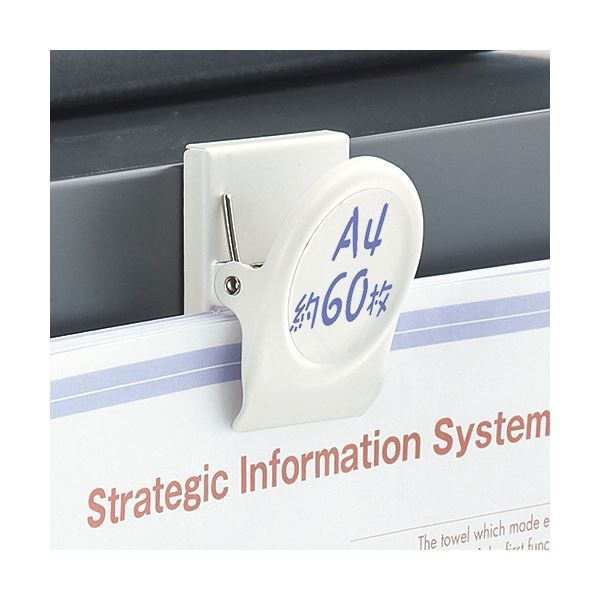 まとめ TANOSEE マグネットクリップ L ホワイト 1セット 10個 ×10セット