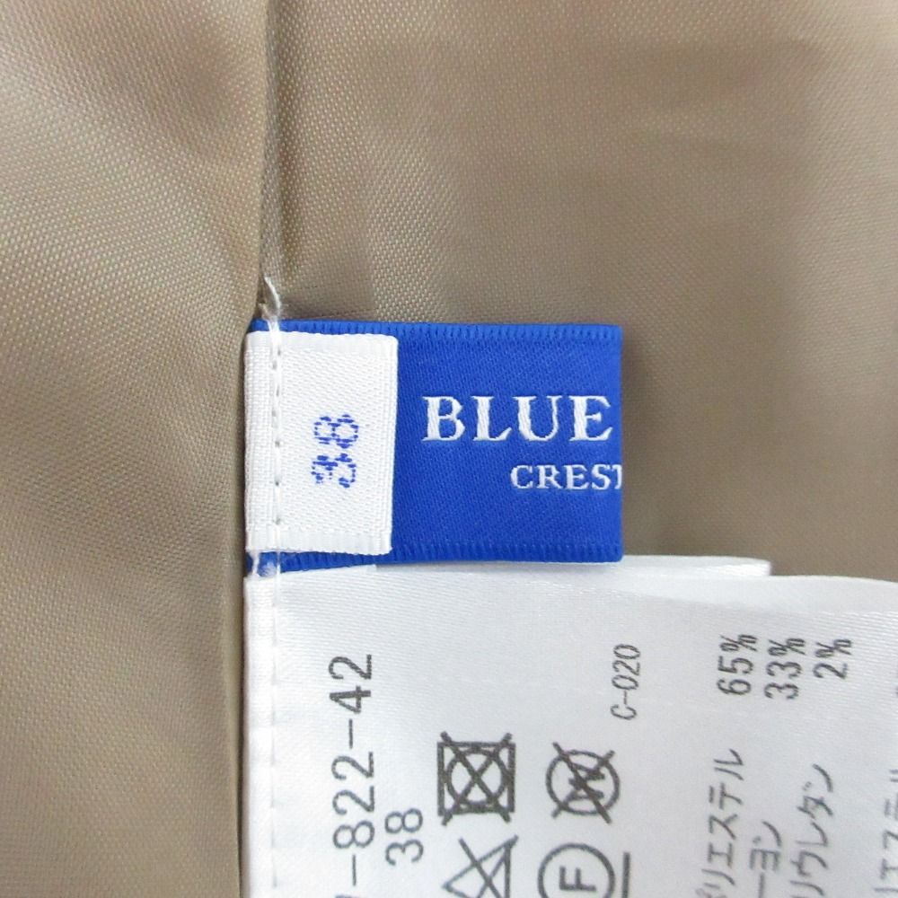 【新品タグ付き❣️】BLUE LABEL CRESTBRIDGE 長袖38 BLUE LABEL CRESTBRIDGE長袖 ティアードワンピース38タグ付