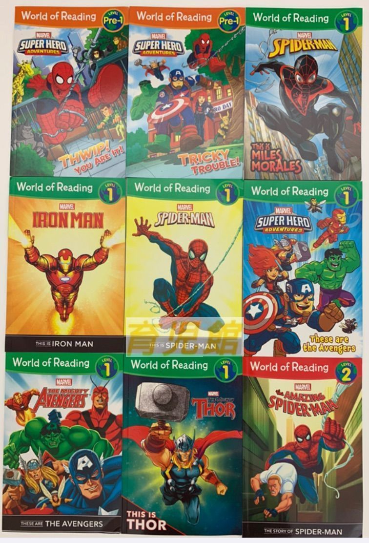 美品 World of Reading Marvel マーベル絵本31冊マイヤペン対応