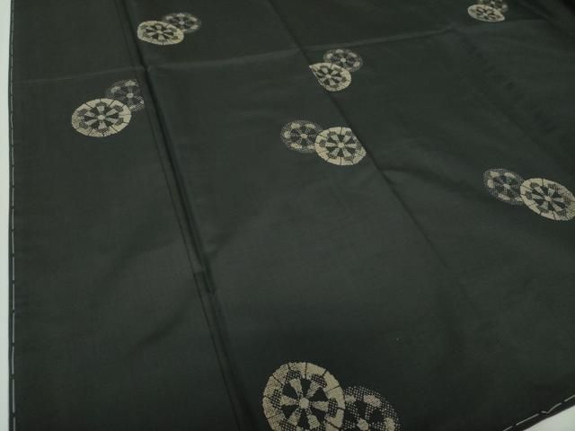 平和屋着物●本場大島紬　地空　源氏車　さが美扱い　正絹　逸品　DAAQ3390ps 平和屋着物○本場大島紬 地空 源氏車 さが美扱い 正絹 逸品 DAAQ3390ps