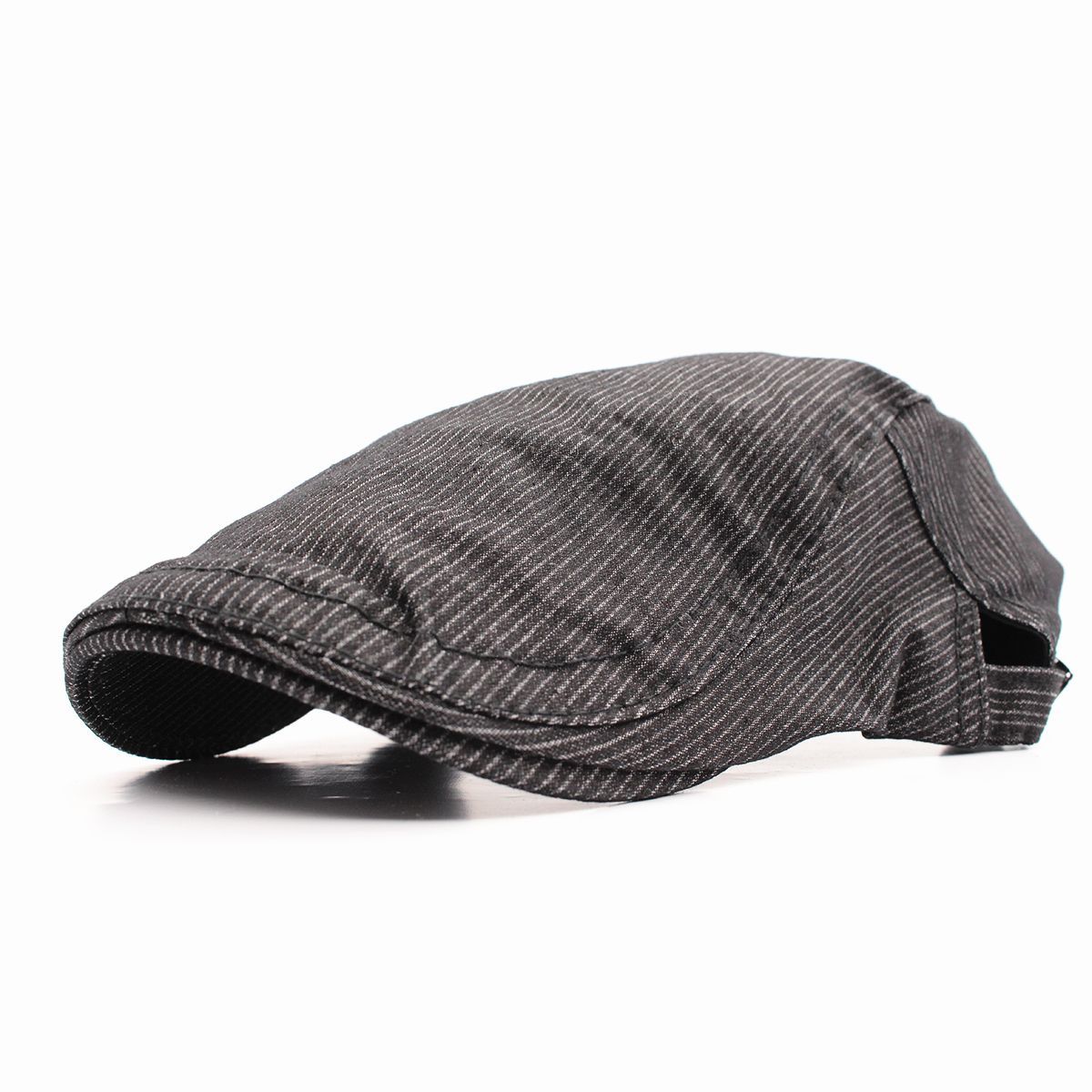 ハンチング帽子 ストライプ柄 綿キャップ 帽子 56~59cm HC172-1