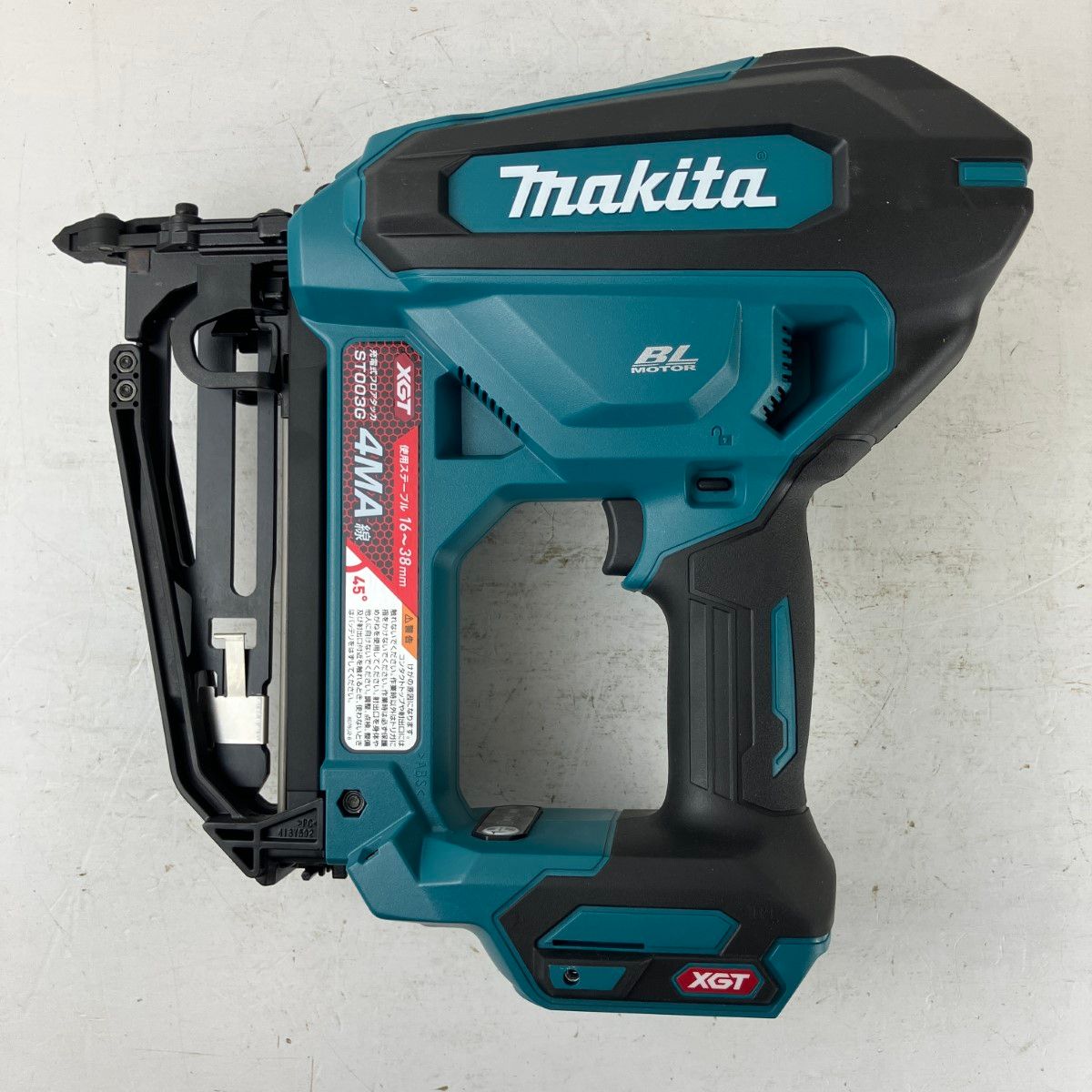 ЗЗMAKITA マキタ 40v 38mm 充電式フロアタッカ 取説 バッテリー 充電器無し ST003G ブルー