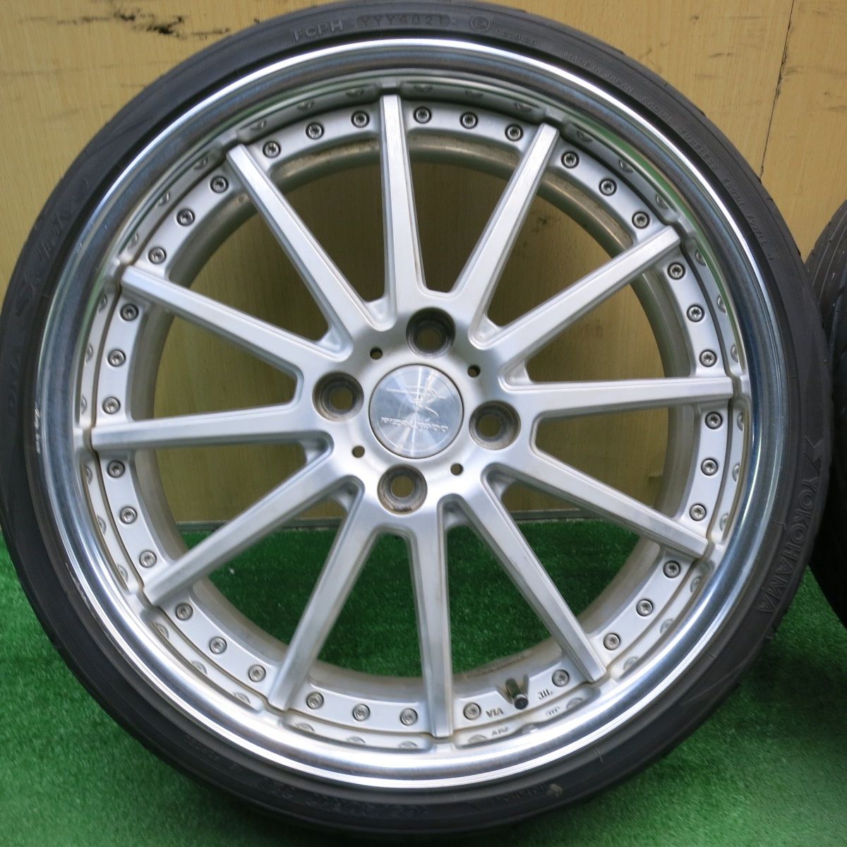 バリ溝！21年！9.5分WORK RIZALTADO 165/40R17 ヨコハマ DNA S.drive 