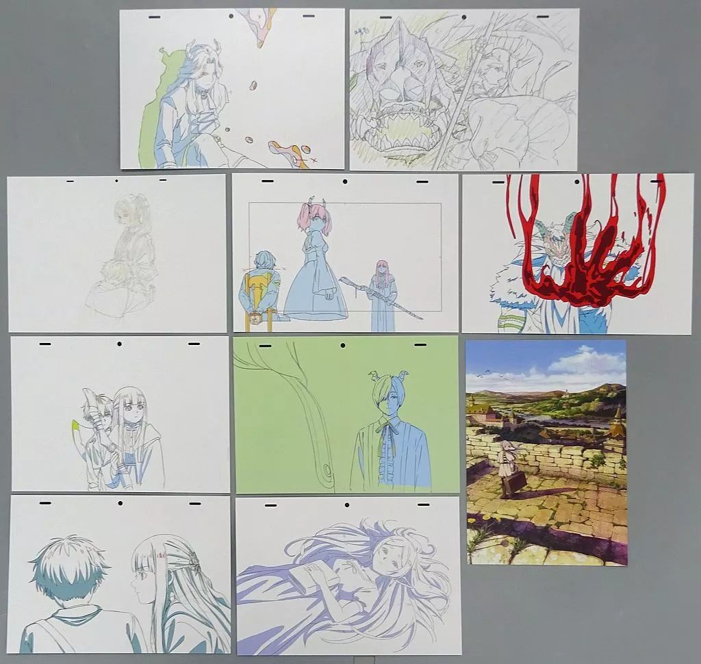 中古】ポストカード 集合 イラスト＆原画ポストカード10 枚