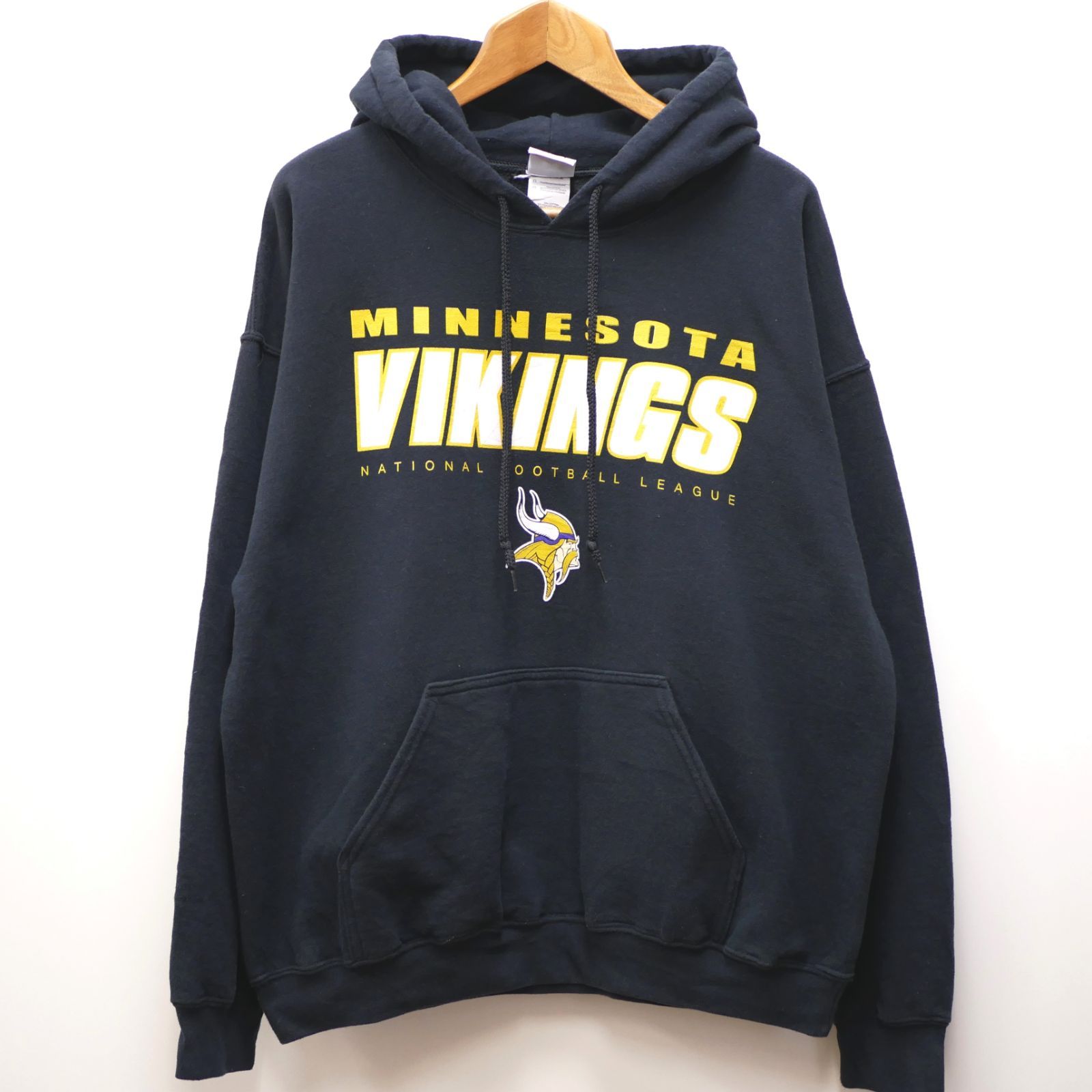 NFL プルオーバーパーカー VIKINGS アメフト プリント 古着 - メルカリ