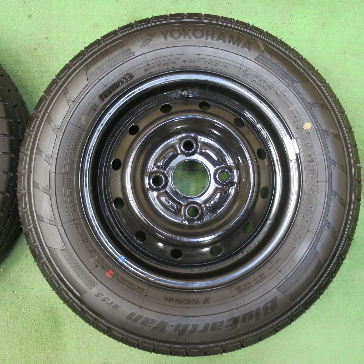 新車外し！25年☆スズキ エブリイ バン 純正 スチール 145/80R12
