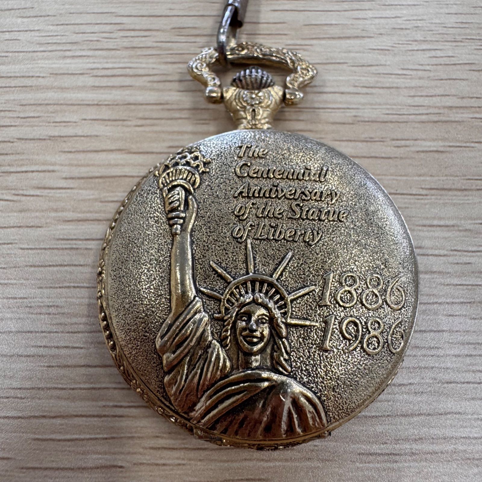 ジャンク品 自由の女神像建立100周年 エクセレント 手巻き