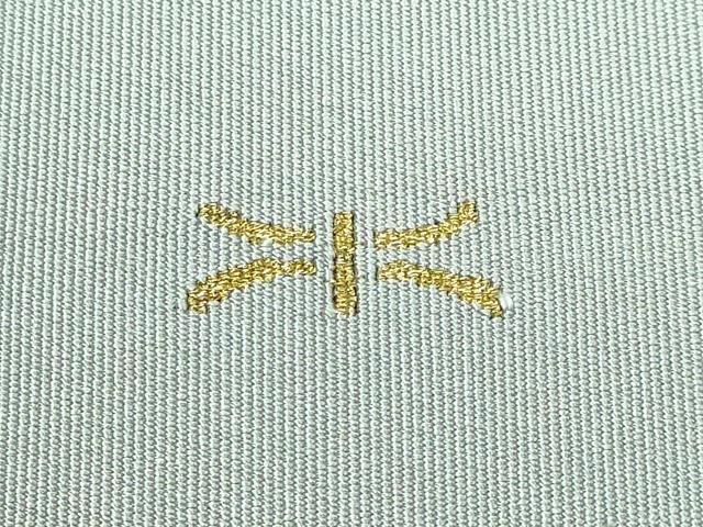 平和屋本店□極上 西陣 小川英謹製 爪掻き本綴れ 八寸名古屋帯 名庭 金  